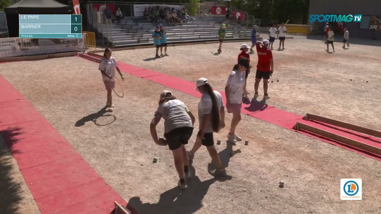 Miniature : Pétanque Le Pape / Barrier (Mondial Jeunes Romans 2026)