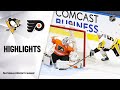 NHL Exhibition Highlights | Penguins @ Flyers 7/28/20