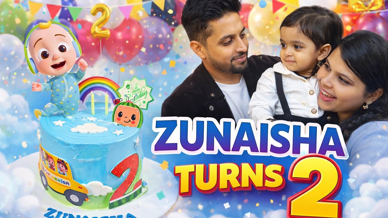 Зунайше исполняется год | Празднование дня рождения | моя дорогая дочь | Альхамдуллилах ♥️♥️♥️