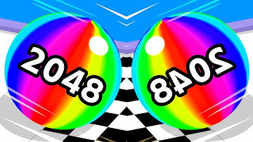 Ball Run 2048 Vs Reverse Game Play_Part_134_ios, Android new update#ballrun2048#gameplay#mobilegame 