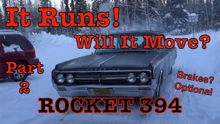 It Runs, Will It Move?  1964 Oldsmobile 98 Luxury Sedan Part 2 Will This Rocket Fly After 50 Years 1964 Oldsmobile 98 Luxury Sedan Part 1