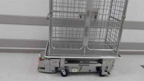 SAVANT Hospital AGV Operating on Ramp in Tunnel