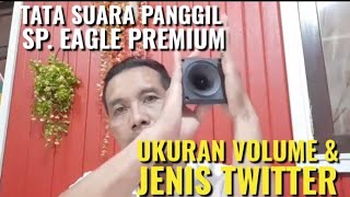 Volume & Jenis Twitter untuk Sp. Eagle Premium - Are Lintasan || Link Suara Cek di Deskripsi