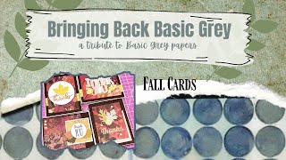 4 Cards from Scraps - Fall Cardmaking Process - Bringing Back Basic Grey 2024 Collab