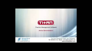 Titan Practice Management Software Online Demo