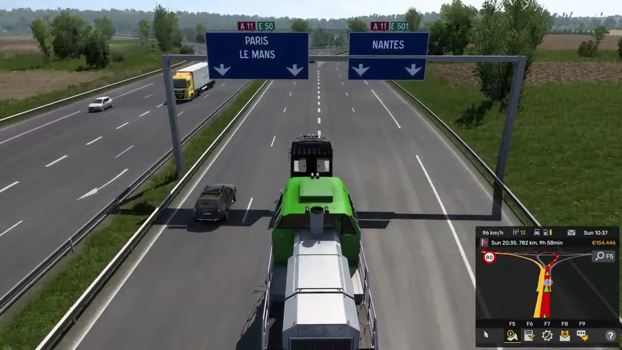 locomptive voss;oh G6 rennes (F) Montpellier (F) 11h 20 good work scenia 730 HP