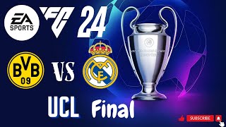 FIFA 24 - Dortmund vs Real Madrid | UEFA Champions League Final | PC with Controller