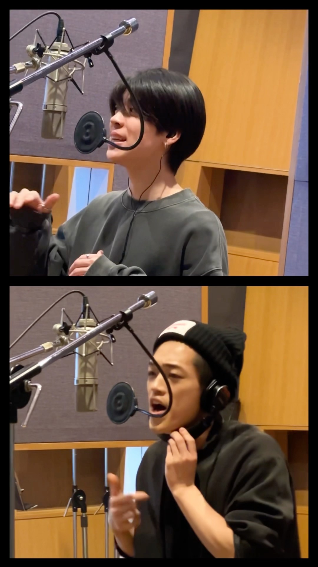 Rock this Party｣のレコーディング中🎤🎶#松島聡 ＆ #原嘉孝 ver
