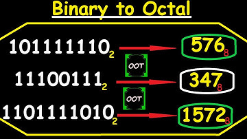 How to Convert a Binary Number into an Octal Number
