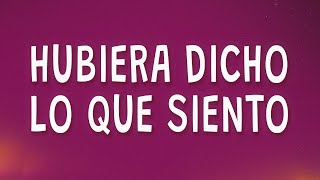 Hubiera dicho lo que siento - Manuel Turizo, Marshmello - El Merengue (Letra)