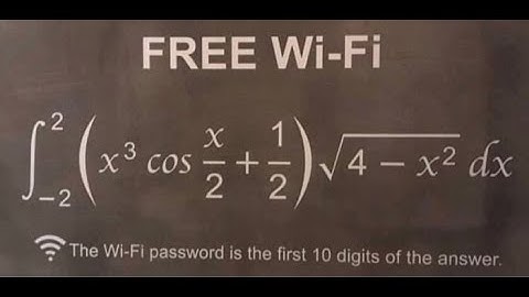 Integrating to find a Wi-Fi password (not much calculus involved)