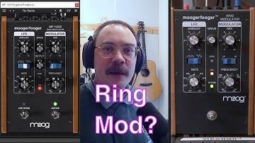 MoogerFooger Ring Modulator MF102 VST // Hardware Vs Software Comparison Demo