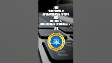 PG Diploma in Advance Computing and Fintech & Blockchain Development