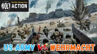 Bolt Action - Omaha beach ! - US Army VS Wehrmacht - Rapport de bataille 10