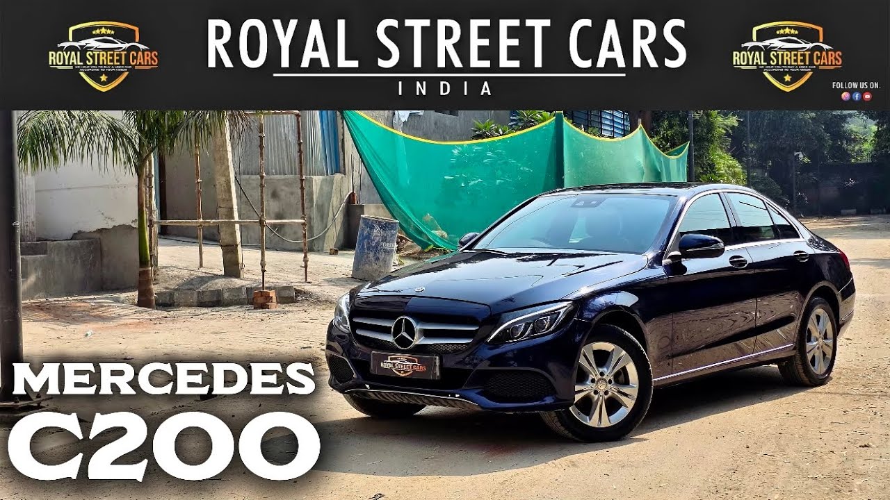 Mercedes C200 Petrol Detailed Video @ Royal Street Cars India 
