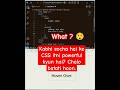 I Built My First Button with HTML &amp; CSS! ✨| #YouTubeShorts #Shorts #Tutorial #QuickTips #HTML #CSS