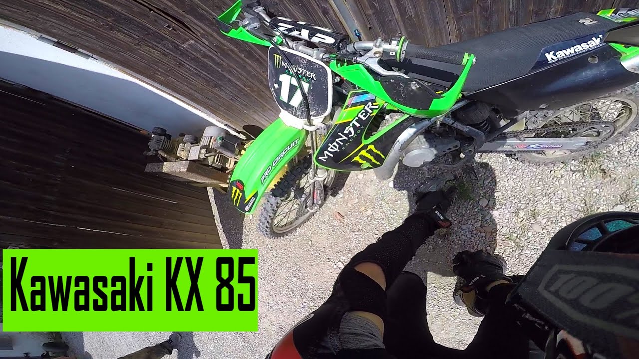 KAWASAKI KX 85 im Test!  Motocross - 2 Takt Power  | PaddyEnduro