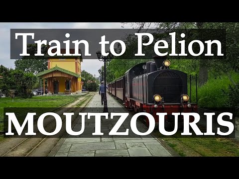 Μαγική εναέρια βόλτα με τον "Μουτζούρη" του Πηλίου.|Magical aerial ride with the Train of Pelion