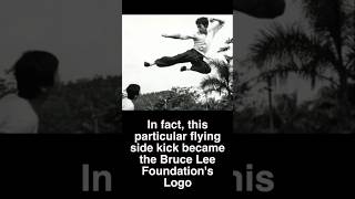 Bruce Lee flying kick🔥#shorts