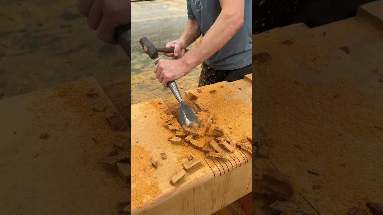 Traditional building timber processing