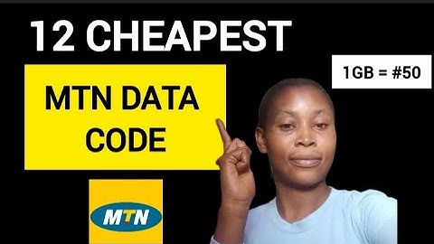 12 Code To Get Cheaper Data From MTN|How To Buy Cheap Data #cheapestdata #mtndata