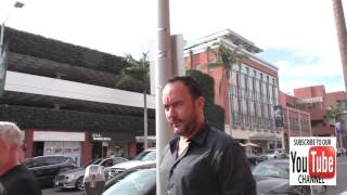 Dave Matthews talks about having a winery next to Donald Trump while shopping in Beverly Hills