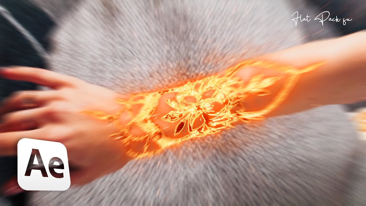 Benn TK 3D Fire Outline Effect // After Effects 2022