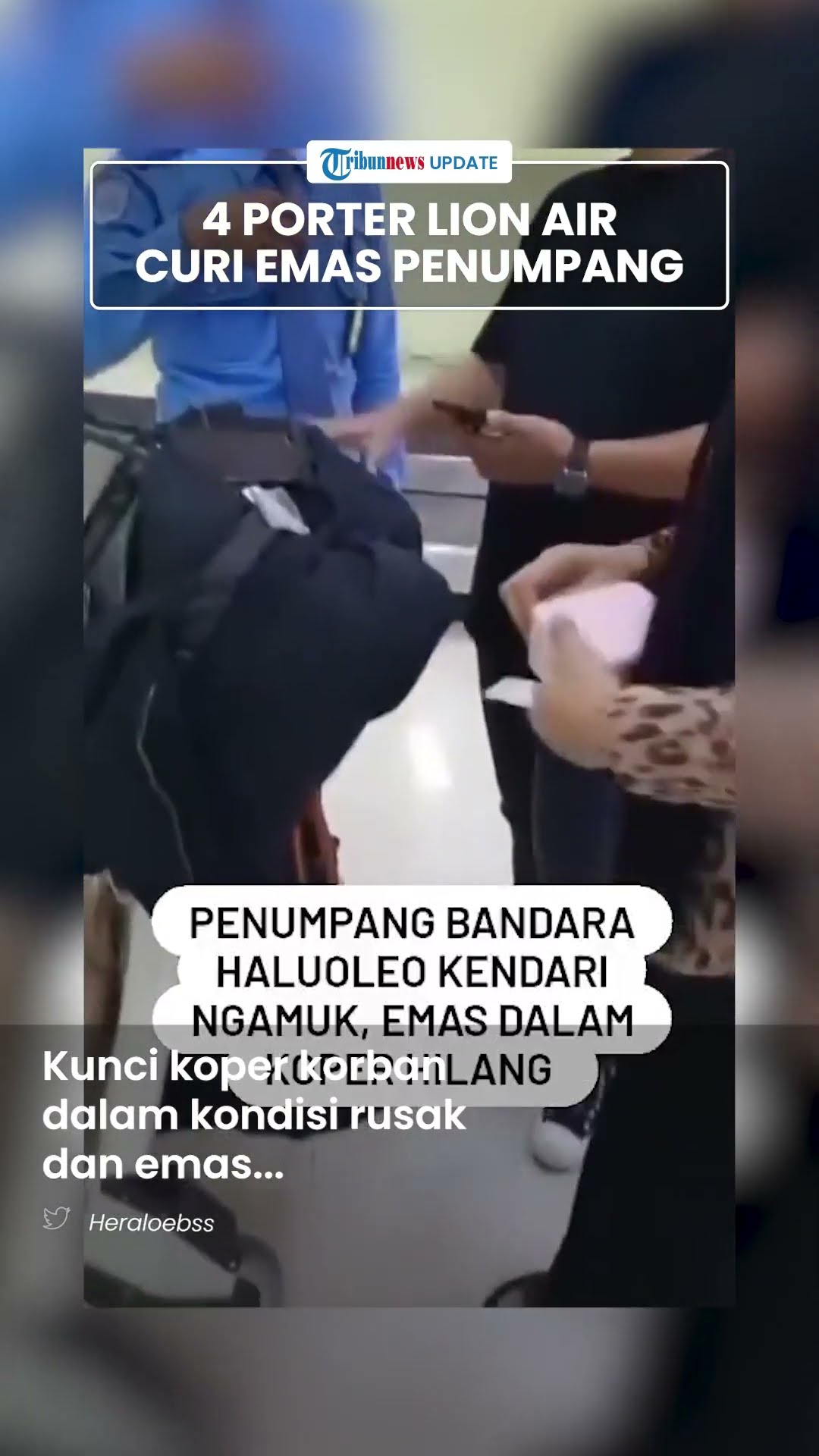 4 Porter Lion Air Ditangkap Polisi Diduga Curi Emas Penumpang, Korban Histeris Rugi Rp 7,6 Juta