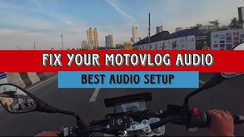 How to remove wind noise from Audio for motovlog Crisp & Clear