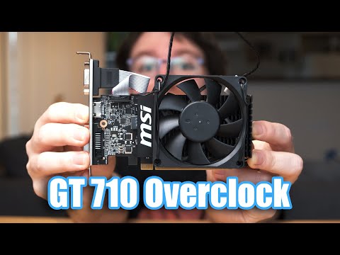 Overclocking the Nvidia GT 710: Can it catch Intel integrated graphics?