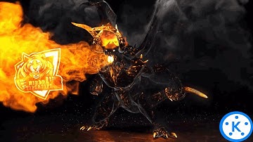 How To Make Dragon Fire Intro In kinemaster | Gaming Intro Without Text On Android