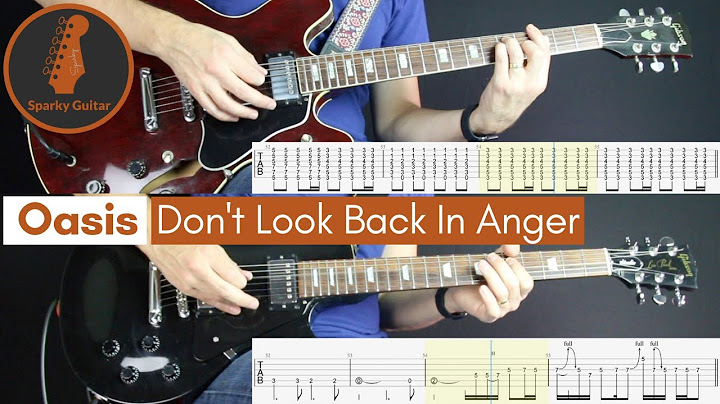 Don’t Look Back in Anger Guitar version - Guitar performance video thumbnail