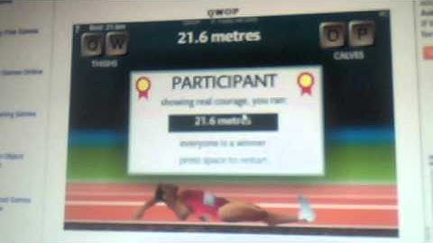 How to run in the QWOP, Best Tutorial Ever!!!