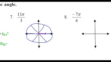 Day 12 HW   #5 to #8   Reference Angles, Sketch an Angle in Standard Position