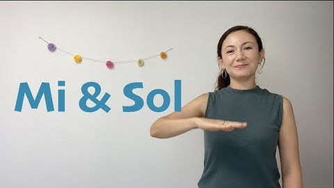 Solfege Exercise on "Mi and Sol"