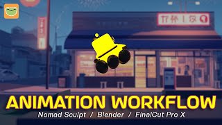 Nomad Sculpt to Blender Animation Workflow // Editing in Final Cut Pro X
