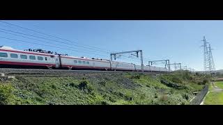 ETR 485 in transito a 250km/h con l’ES* 8551 Genova - Roma 