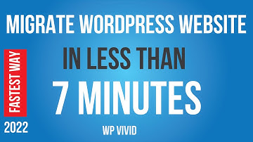 How to Migrate a Wordpress Website From one Server to Another FREE in less than 7 minutes (2022)