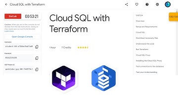 Cloud SQL with Terraform
