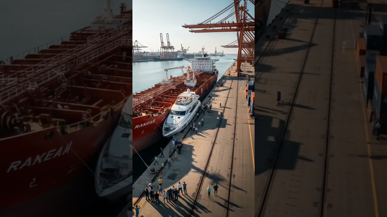 Tanker mishap at the dock — unexpected chaos during port arrival