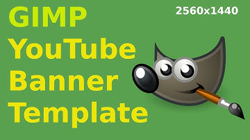 GIMP Youtube Banner Template