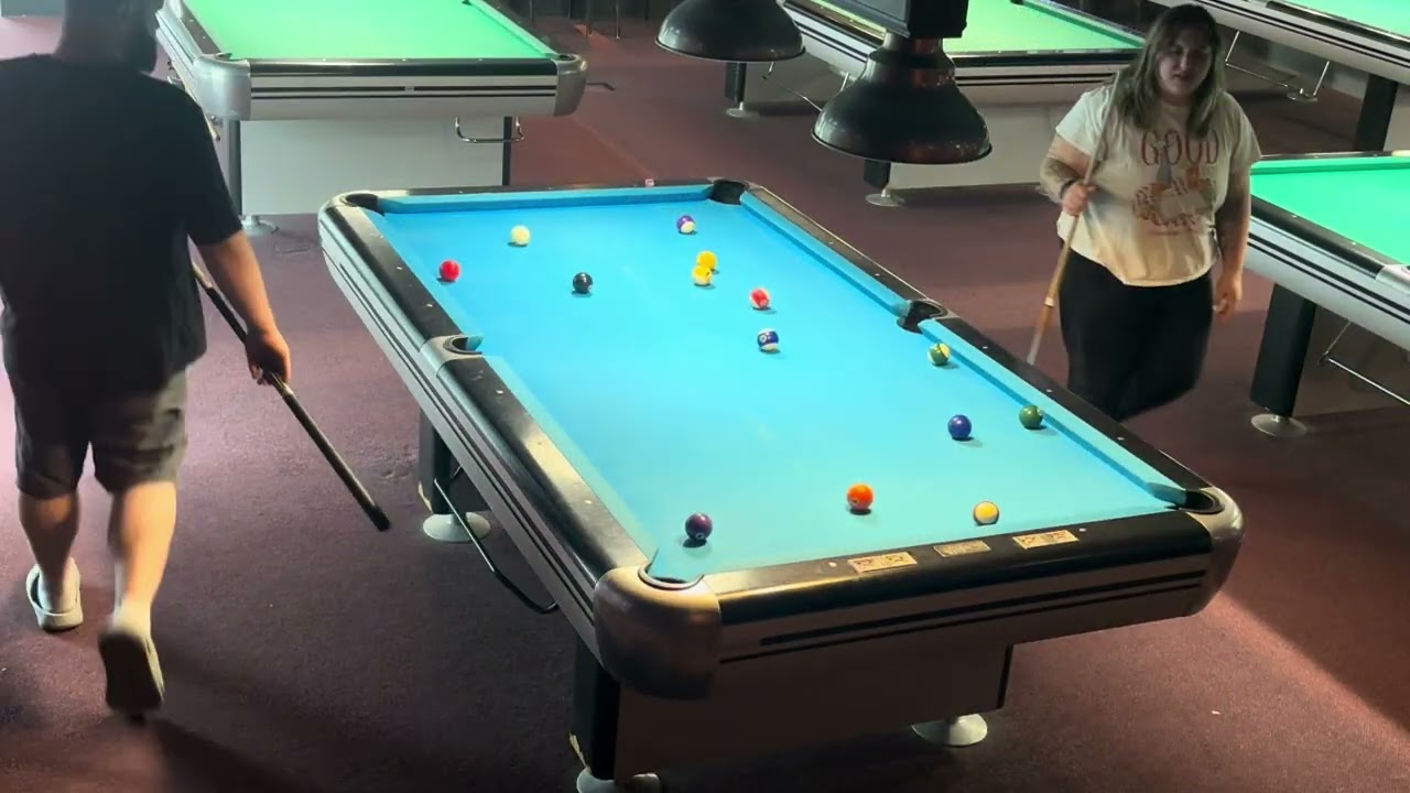 Image of video the 8-Ball Doubles Match! Cal and Dave VS Pops and Han. Just having fun as a family 10