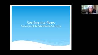 Section 504 Plans