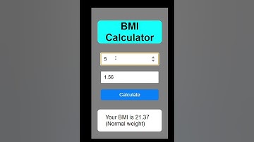 BMI Calculator