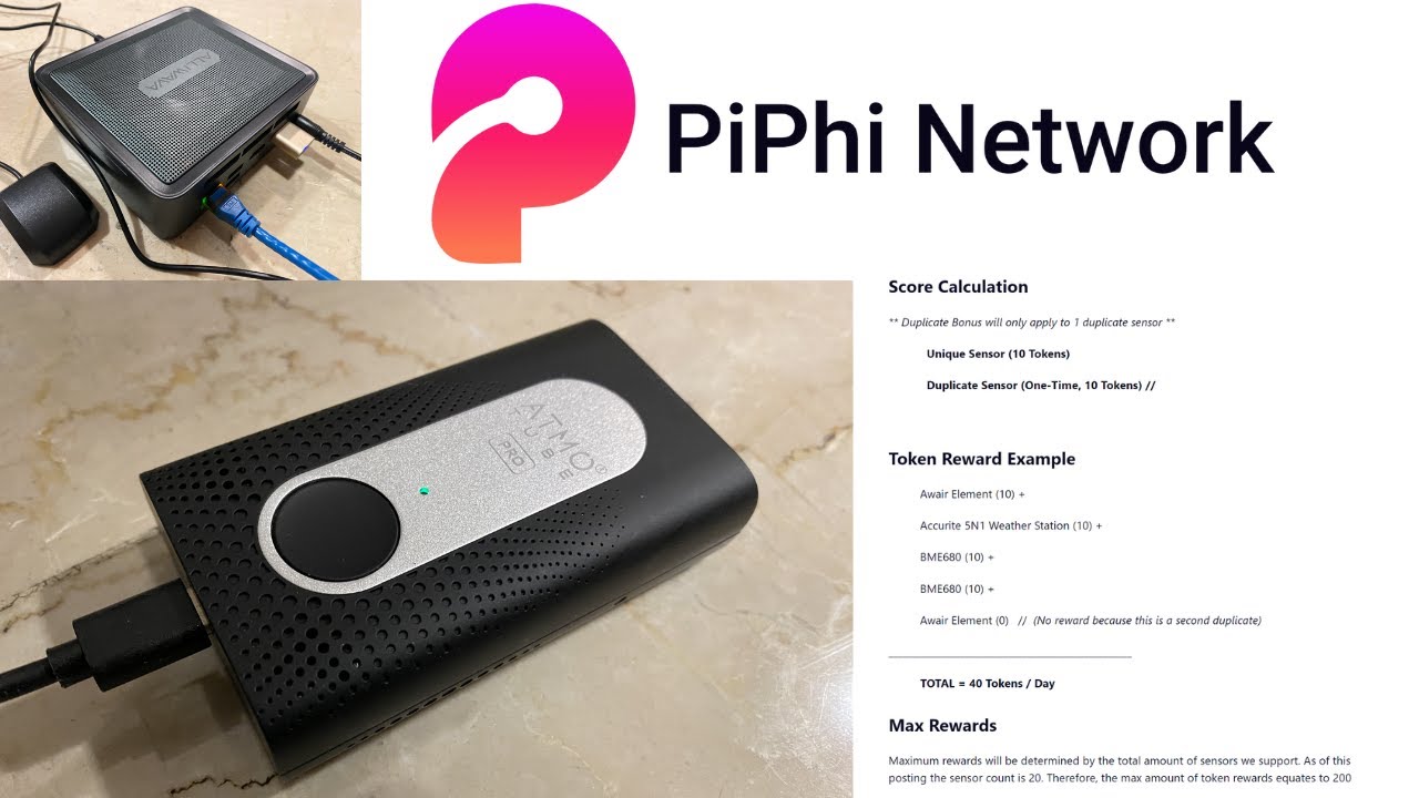 How to connect the Atmotube PRO to PiPhi and Update on New Tokenomics! -  YouTube