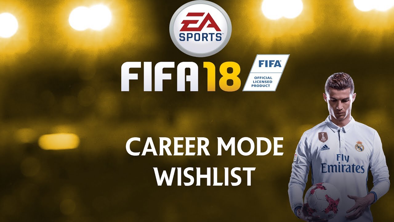 Fifa career. ФИФА 18 обложка.