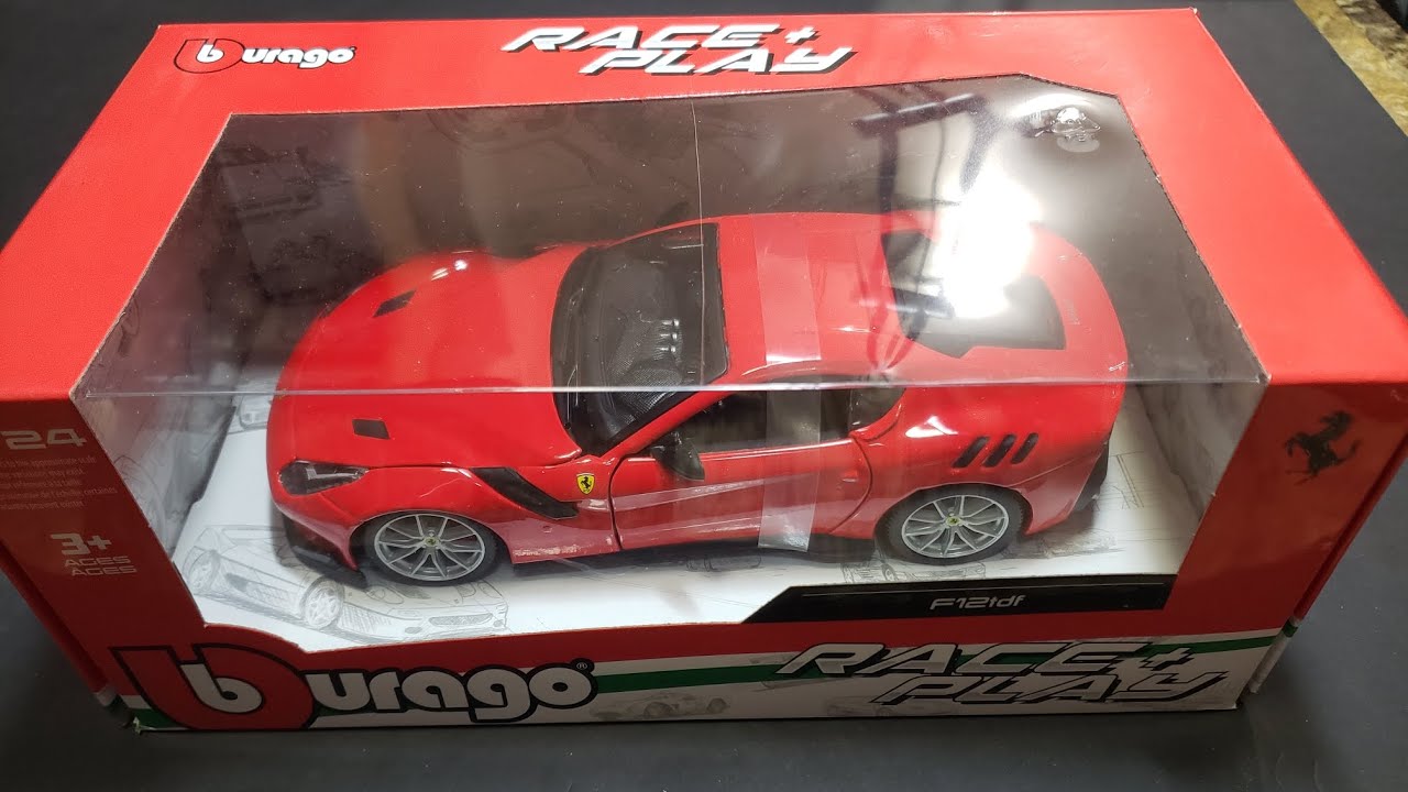 Ferrari F12tdf from Bburago Race and Play - YouTube