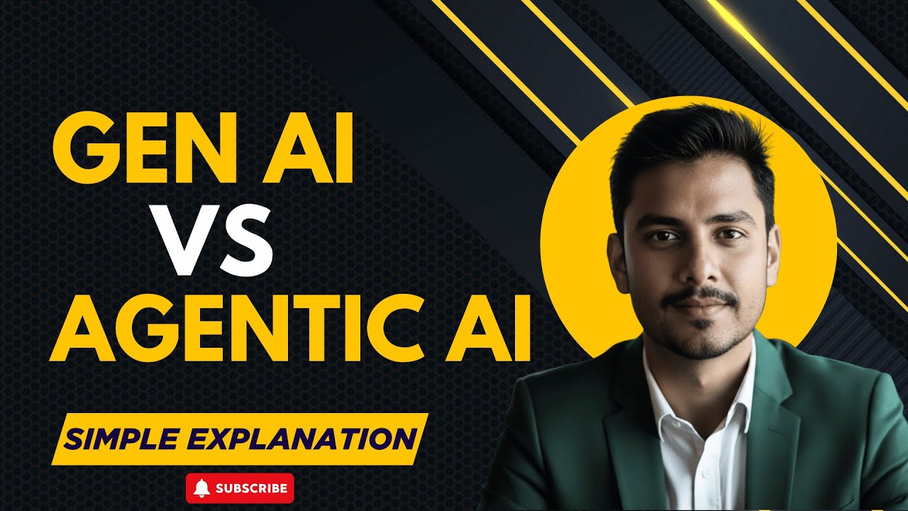GenAI vs Agentic AI Explained in Detail | Understand AI Like Never ...