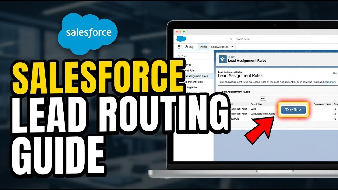 How to verify Salesforce lead routing rules - Full Guide - YouTube