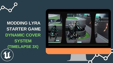 UE5 - Dynamic Cover System - Timelapse 3X (4k) - Lyra Starter Game #LyraUE5